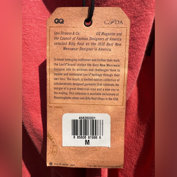 Billy Reid x Levi’s Calabama collab t-shirt. Faded red, Men’s Medium. Rare find. - Picture 14 of 16